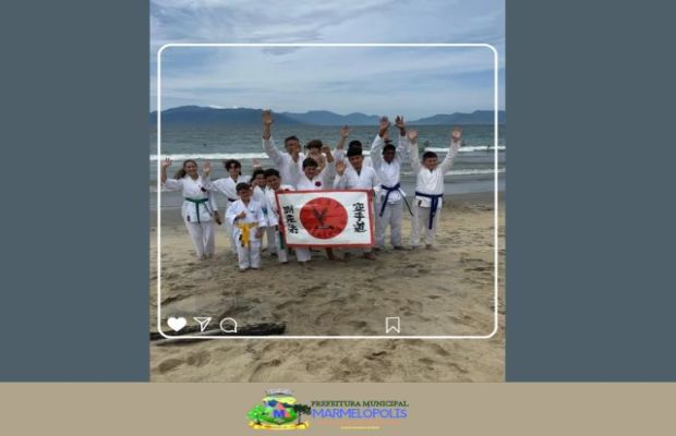 KARATÊ NA PRAIA- SERVIÇO DE CONVIVÊNCIA ASSISTÊNCIA SOCIAL-CRAS