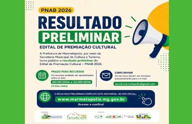 Ata de Resultado Preliminar do Edital de Premiação Cultural – PNAB 2026.
