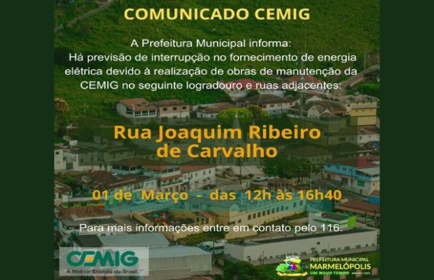 Comunicado CEMIG