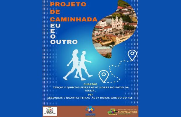 CRAS-Marmelópolis inicia Projeto de Caminhada